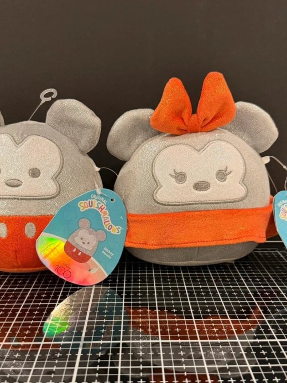 Disney 100 Squishmallows Mickey & Minnie Mouse Plush Set NWT